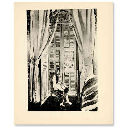 Henri Matisse Artwork; Fenstertuere in Nizza Thumbnail