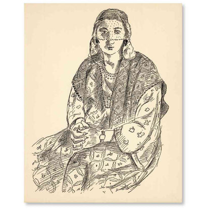 Henri Matisse Artwork; Zeichnung Thumbnail