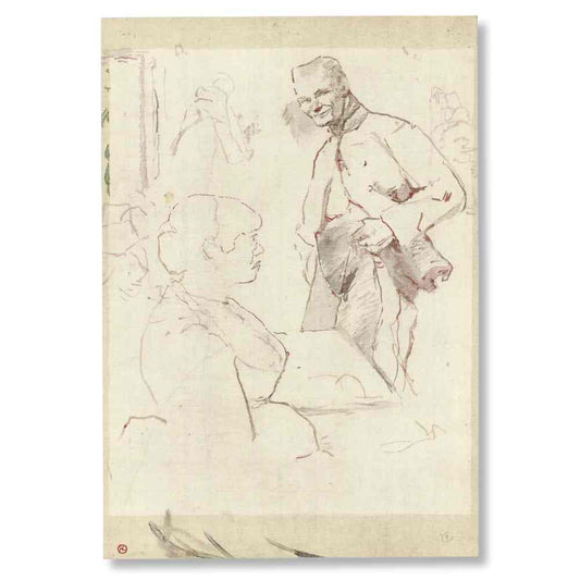 Henri de Toulouse-Lautrec Artwork; Artilleur et Femme Thumbnail