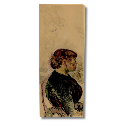 Henri de Toulouse-Lautrec Artwork; Peinture a l'sessence Sur Calque Pile en Deux