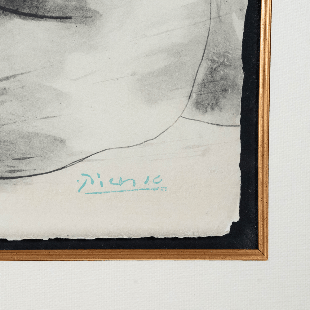 Pablo Picasso: Homme Couché et Femme Assise, La Flûte Double Art G S Pawn