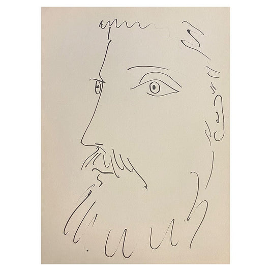 Pablo Picasso; Visage d’homme, profil gauche thumb