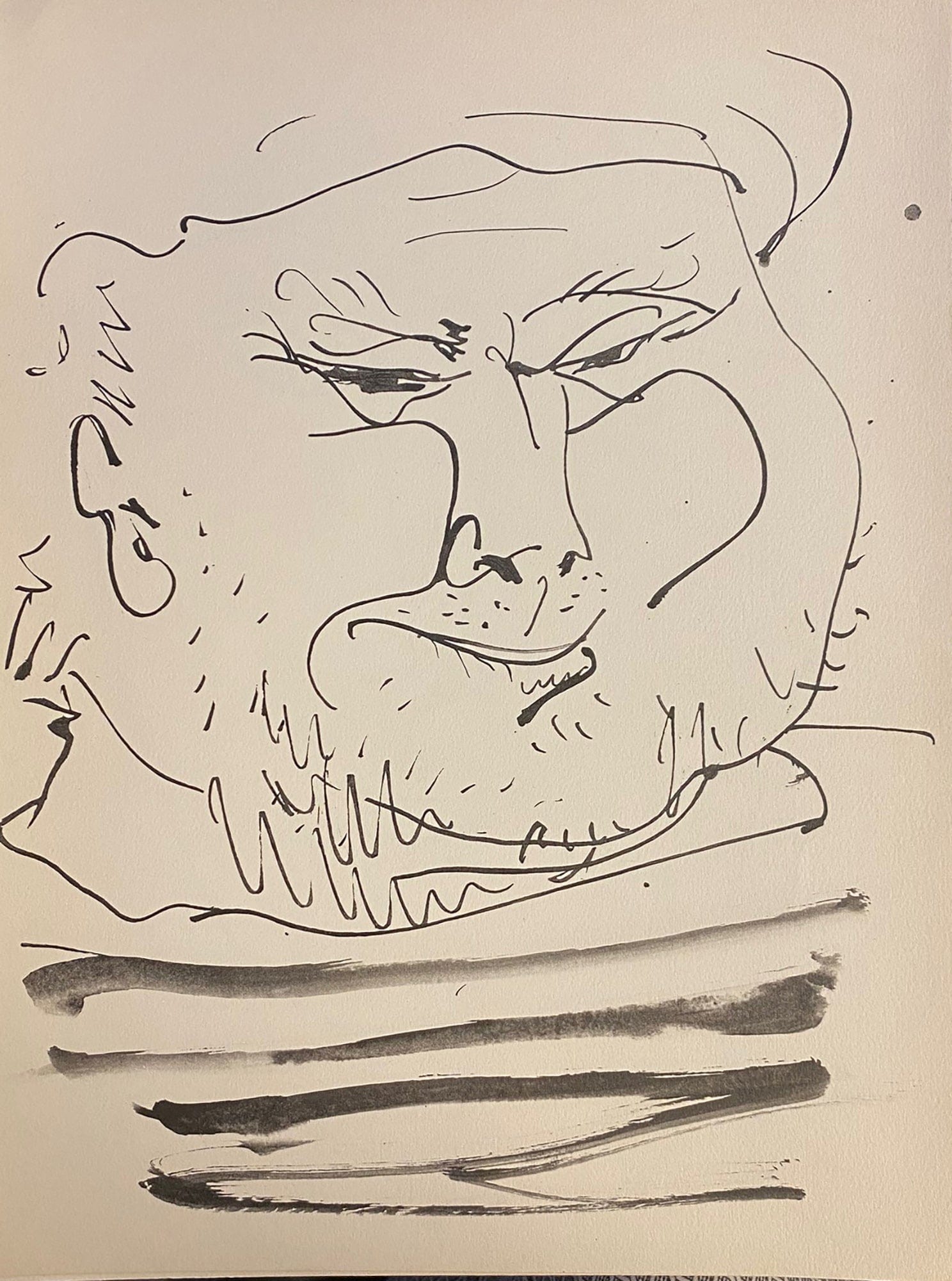 Pablo Picasso; Visage de vieux marin zoom