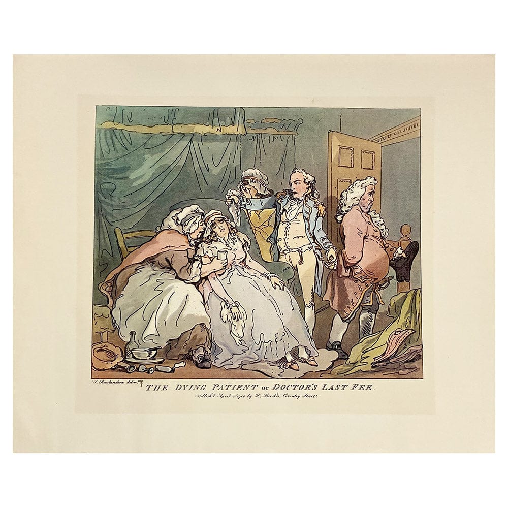Thomas Rowlandson - The Dying Patient thumb