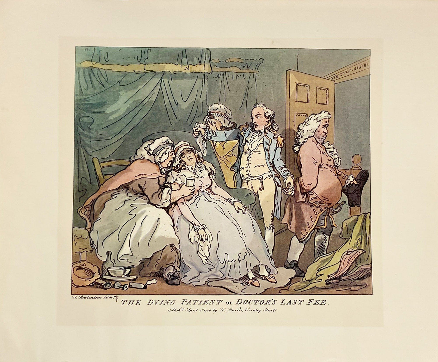 Thomas Rowlandson - The Dying Patient zoom