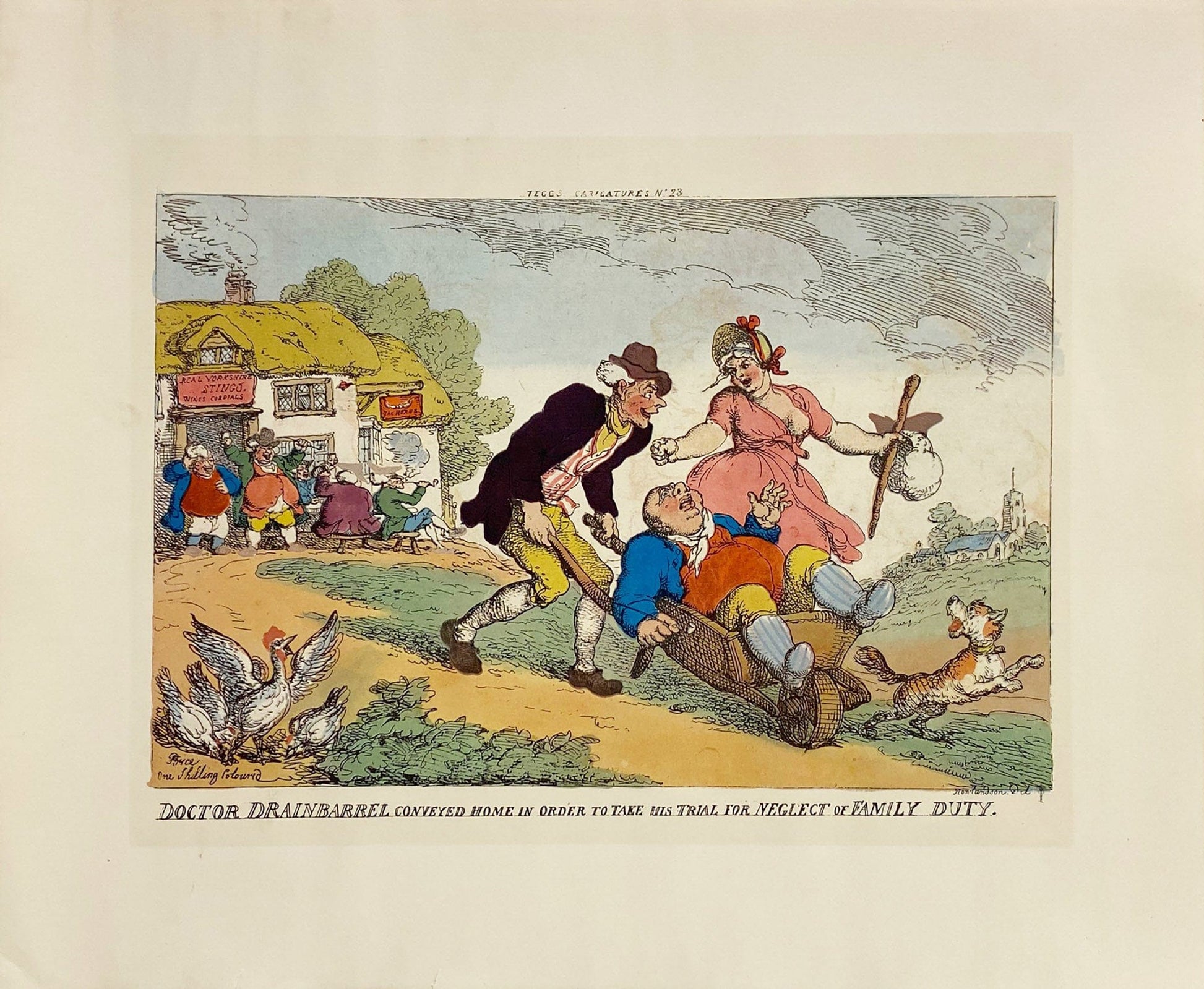 Thomas Rowlandson - Doctor Drainbarrel zoom