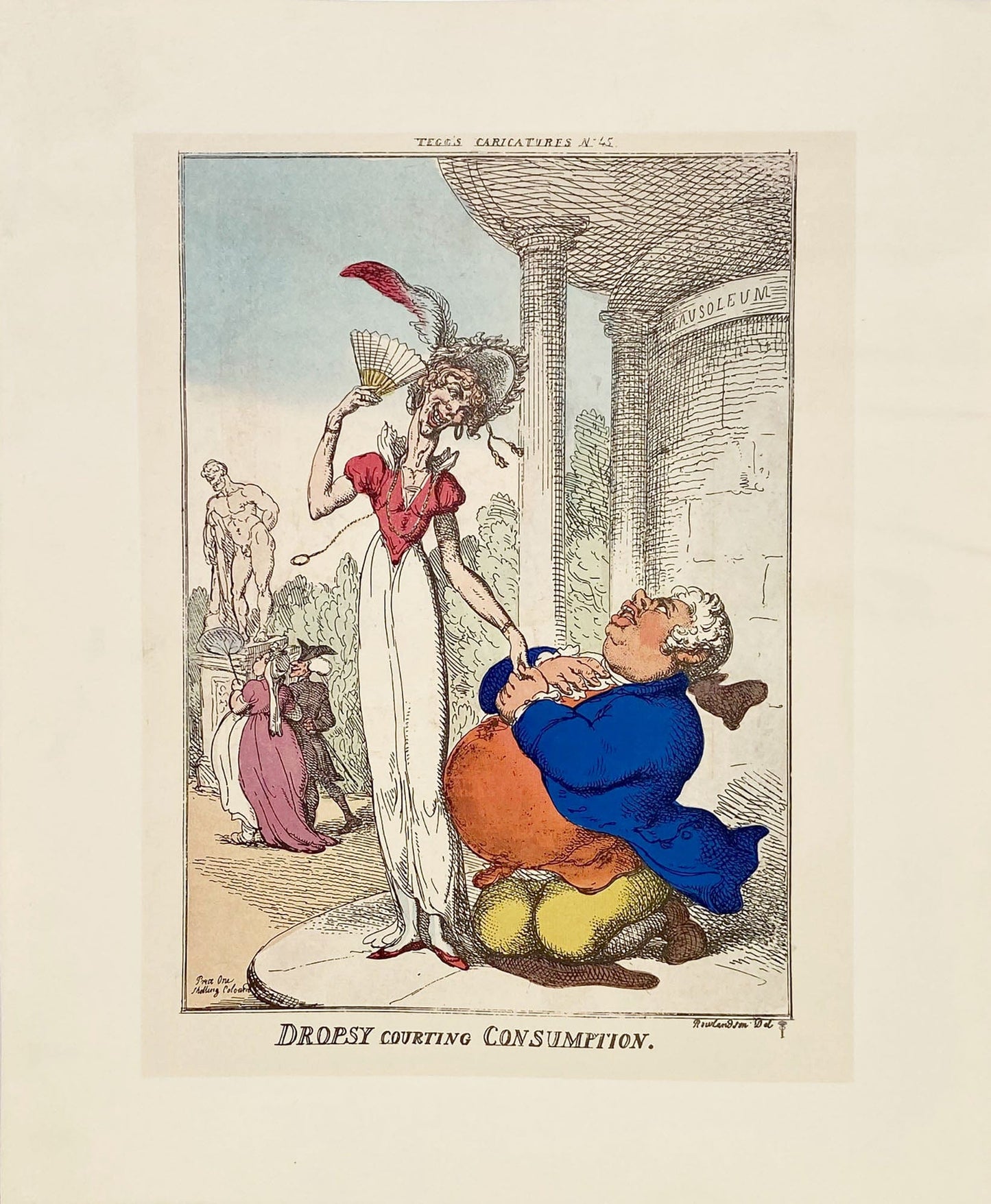 Thomas Rowlandson - Dropsy Courting Consumption zoom