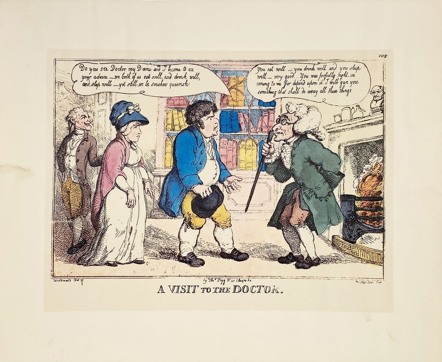 Thomas Rowlandson - A Visit to the Doctor zoom