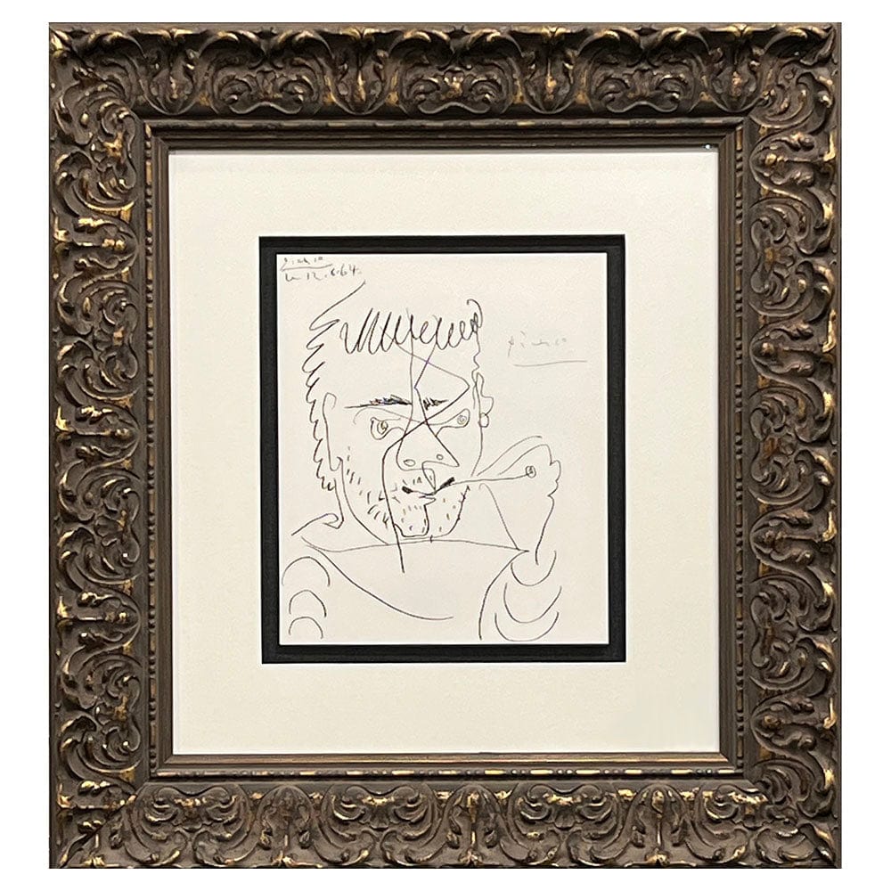 Pablo Picasso; Portrait of Daniel-Henry Kahnweiler