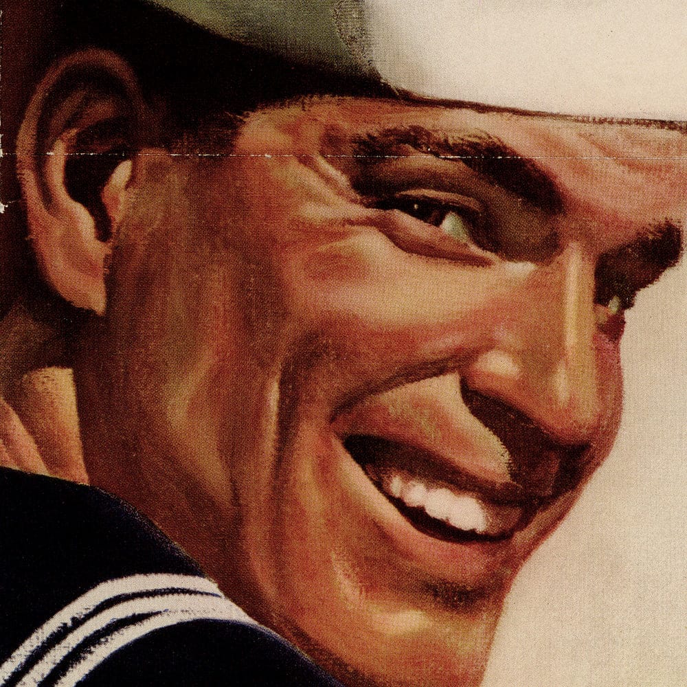 John Falter: Original "If you tell where he's going..." 1943 O-556163 Art G S Pawn