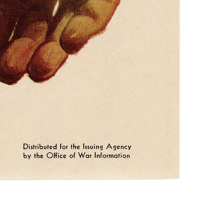 John Falter: Original "If you tell where he's going..." 1943 O-556163 Art G S Pawn