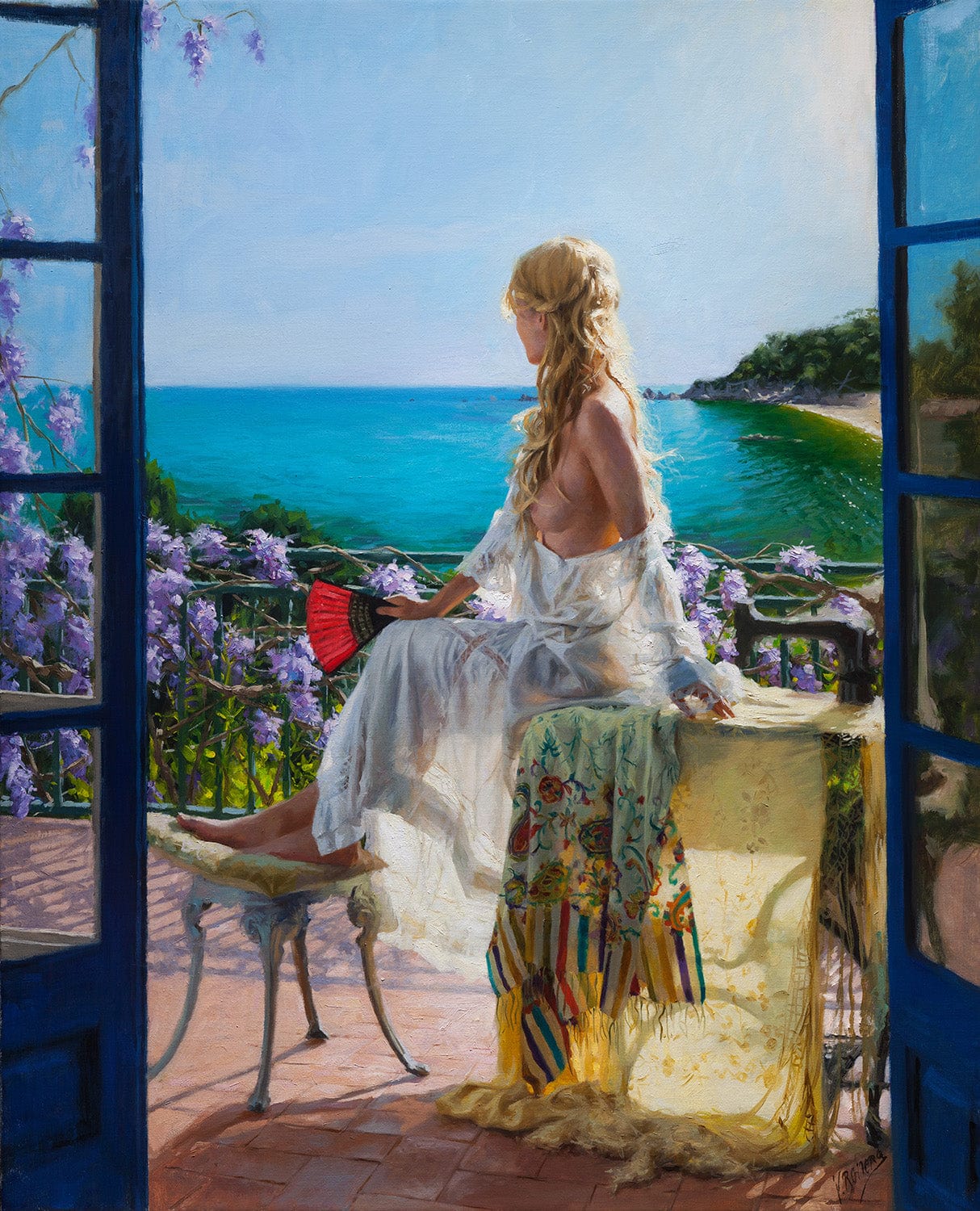 Vincente Romero Redondo - Isabella at the Villa Zoom