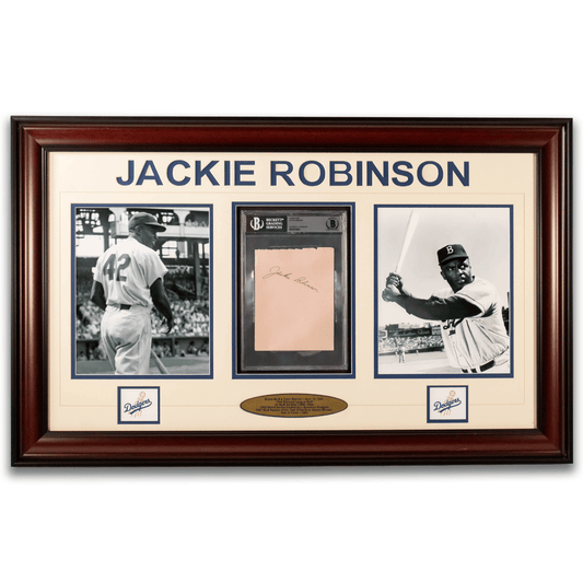 Jackie Robinson Autograph Gold & Silver Pawn Shop