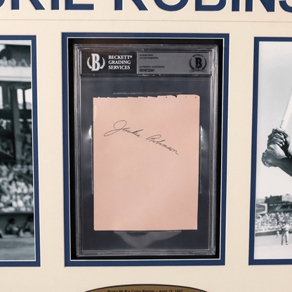 Jackie Robinson Autograph Gold & Silver Pawn Shop