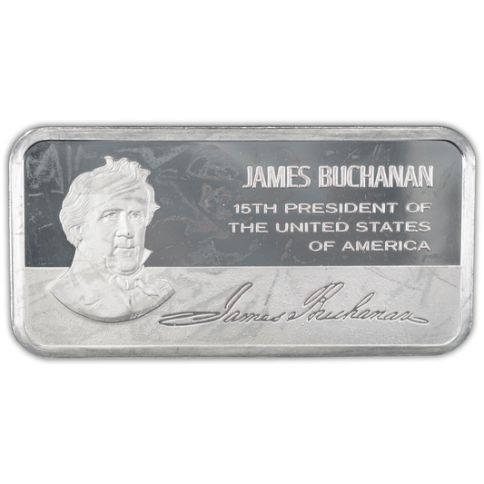 James Buchanan Sterling Silver Bar Gold & Silver Pawn Shop