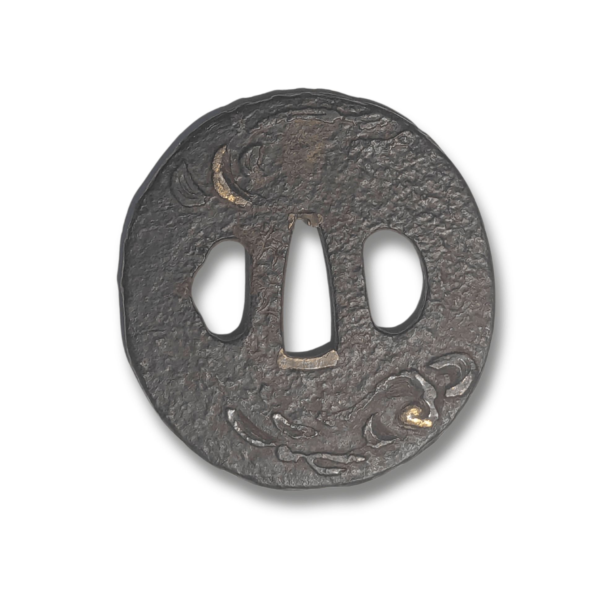 Japanese Sword Tsuba Back