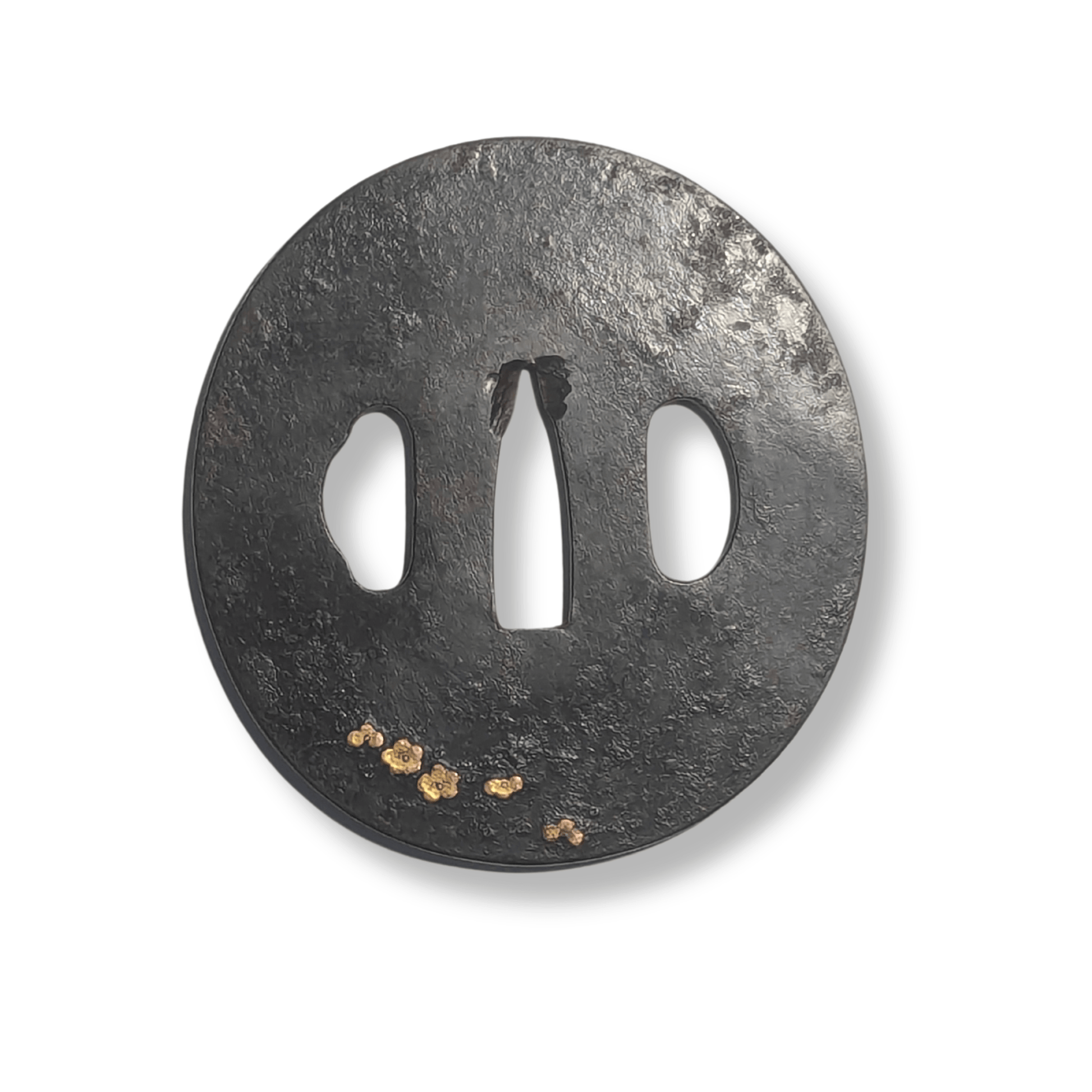 Japanese Sword Tsuba Bottom