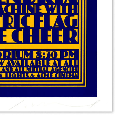 Jimi Hendrix: Electric Flag Hand Signed Lithograph AOR 3.72 Art Gold & Silver Pawn Shop