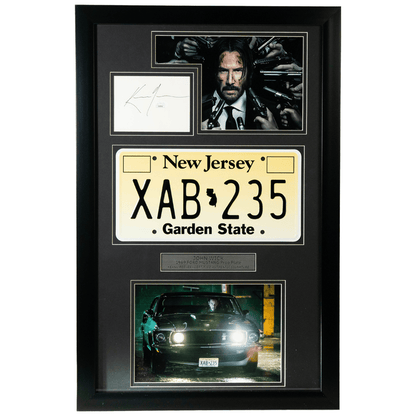 Keanu Reeves Autographed John Wick Memorabilia Gold & Silver Pawn Shop