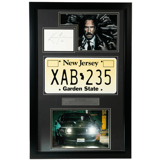 Keanu Reeves Autographed John Wick Memorabilia Gold & Silver Pawn Shop