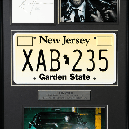 Keanu Reeves Autographed John Wick Memorabilia Gold & Silver Pawn Shop