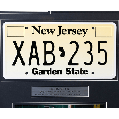 Keanu Reeves Autographed John Wick Memorabilia Gold & Silver Pawn Shop