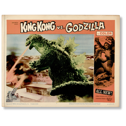 King Kong Vs. Godzilla Lobby Cards 6th Card