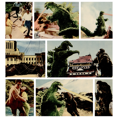 King Kong Vs. Godzilla Lobby Cards Close Ups