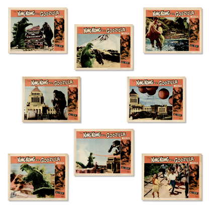 King Kong Vs. Godzilla Lobby Cards 8 Card View