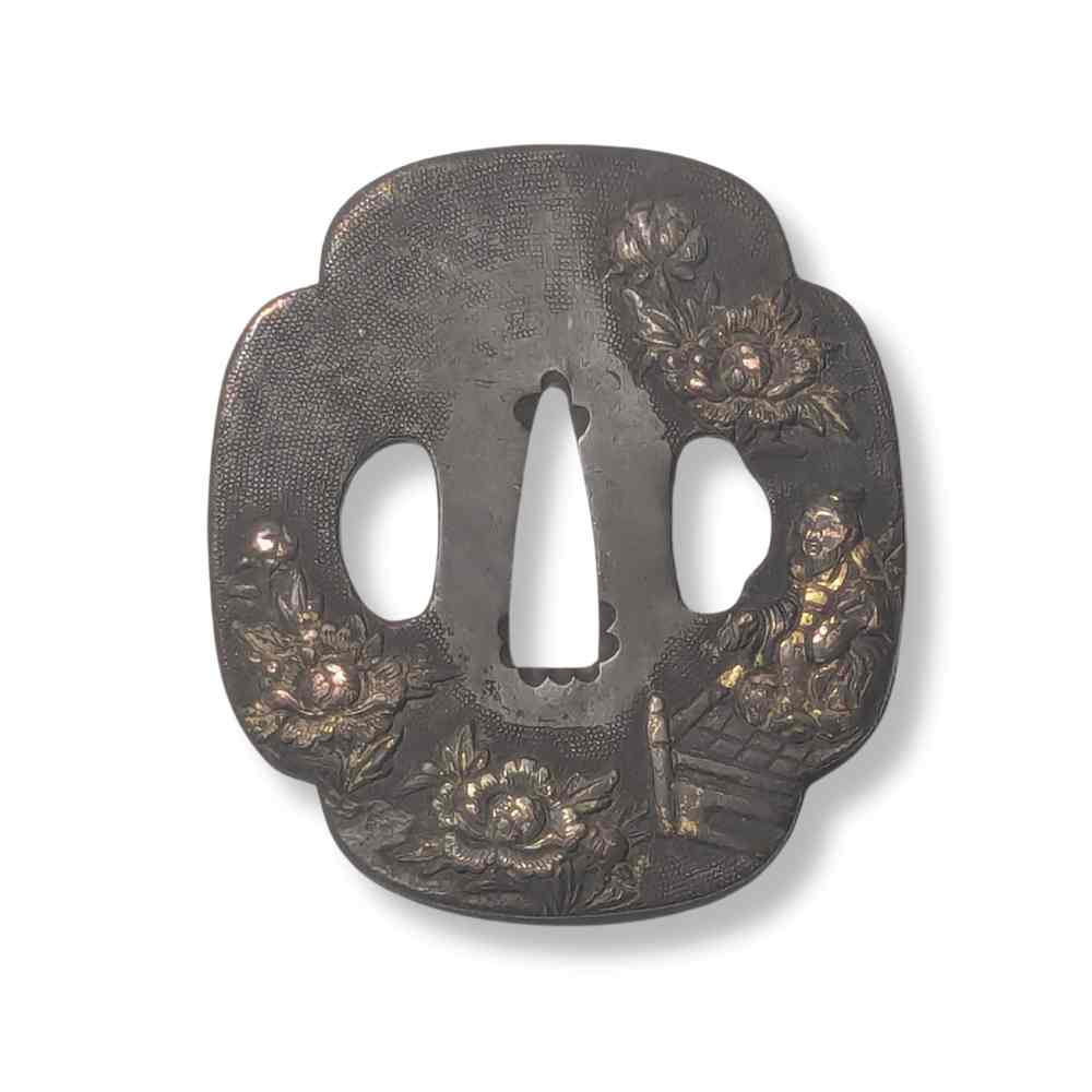 Antique Japanese Samurai Tsuba Thumbnail