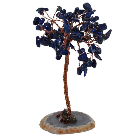 Tree of life Lapis Lazuli Crystal stand Gold & Silver Pawn Shop