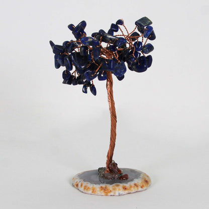 Tree of life Lapis Lazuli Crystal stand Gold & Silver Pawn Shop