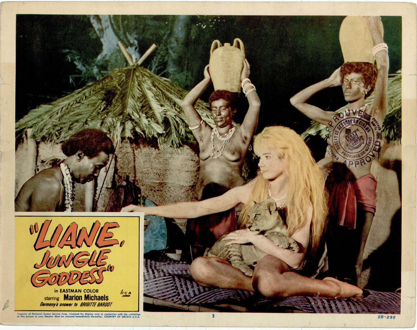 Liane Jungle Goddess - Movie Lobby Card