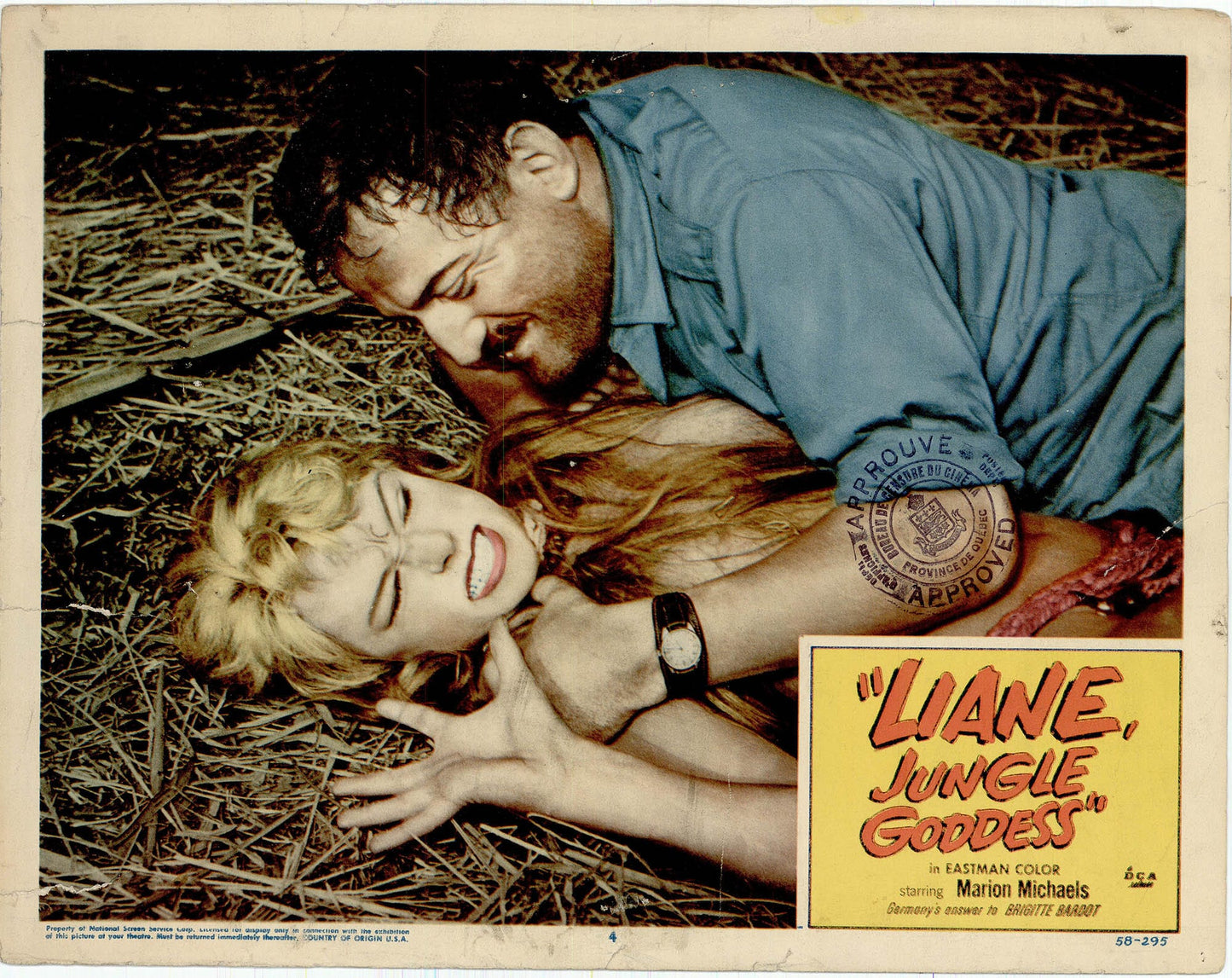 Liane Jungle Goddess - Movie Lobby Card