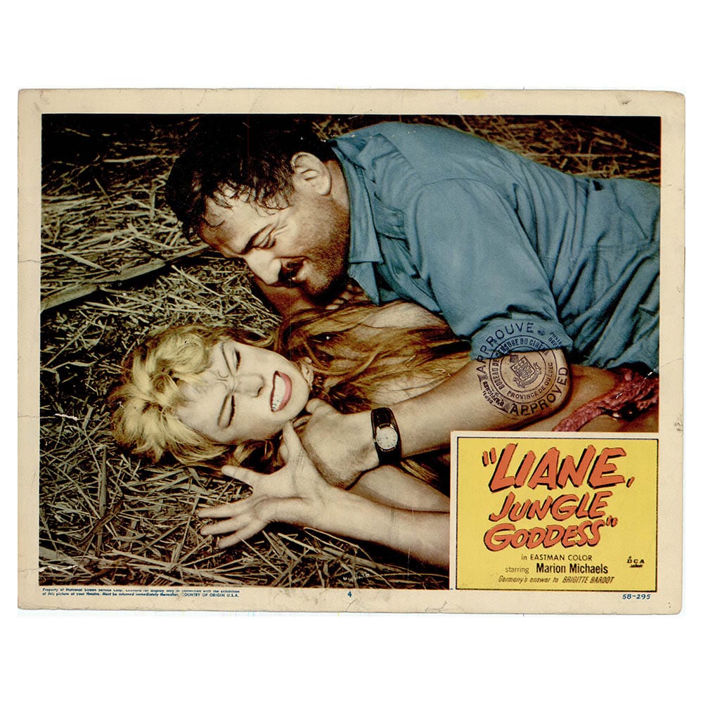 Liane Jungle Goddess - Movie Lobby Card