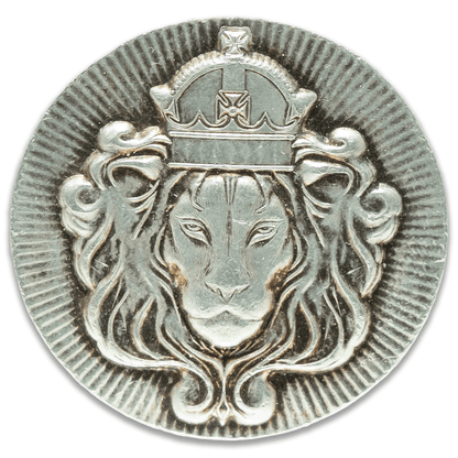 Scottsdale Mint Stacker Lion Head 2oz .999 Fine Silver – Gold