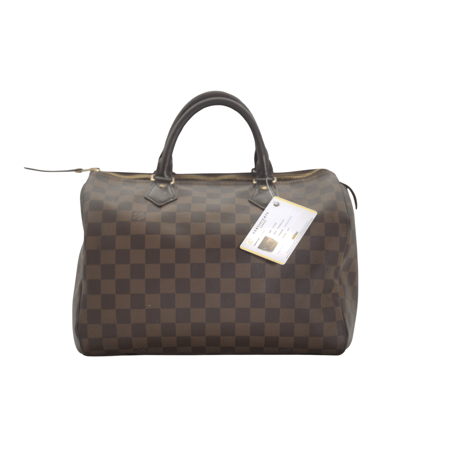 Louis Vuitton Damier Ebene Canvas Speedy Handbag 1
