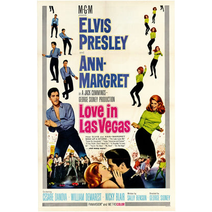 Love in Las Vegas: Original One Sheet Movie Poster, 1964 Art G S Pawn