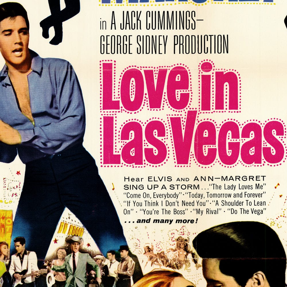 Love in Las Vegas: Original One Sheet Movie Poster, 1964 Art G S Pawn