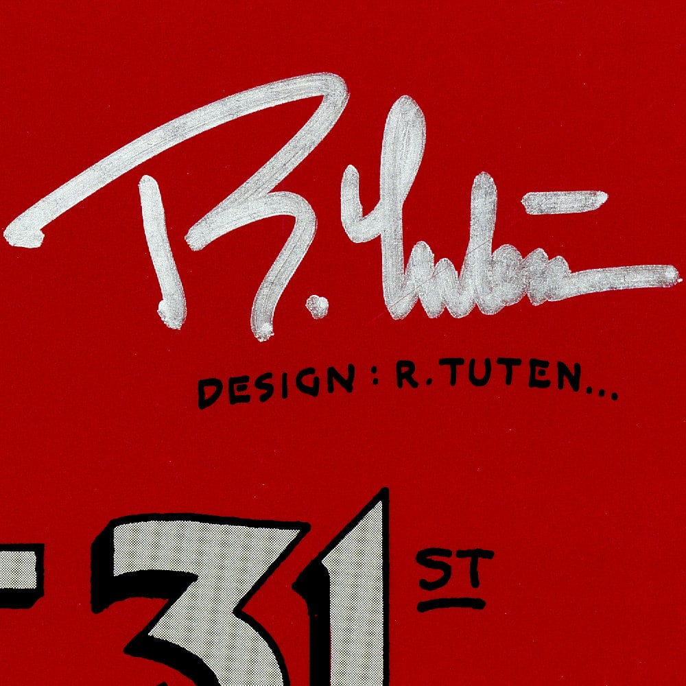 Lynyrd Skynyrd: Shoreline Amphitheater 1991, Original Hand Signed Poster Art Gold & Silver Pawn Shop