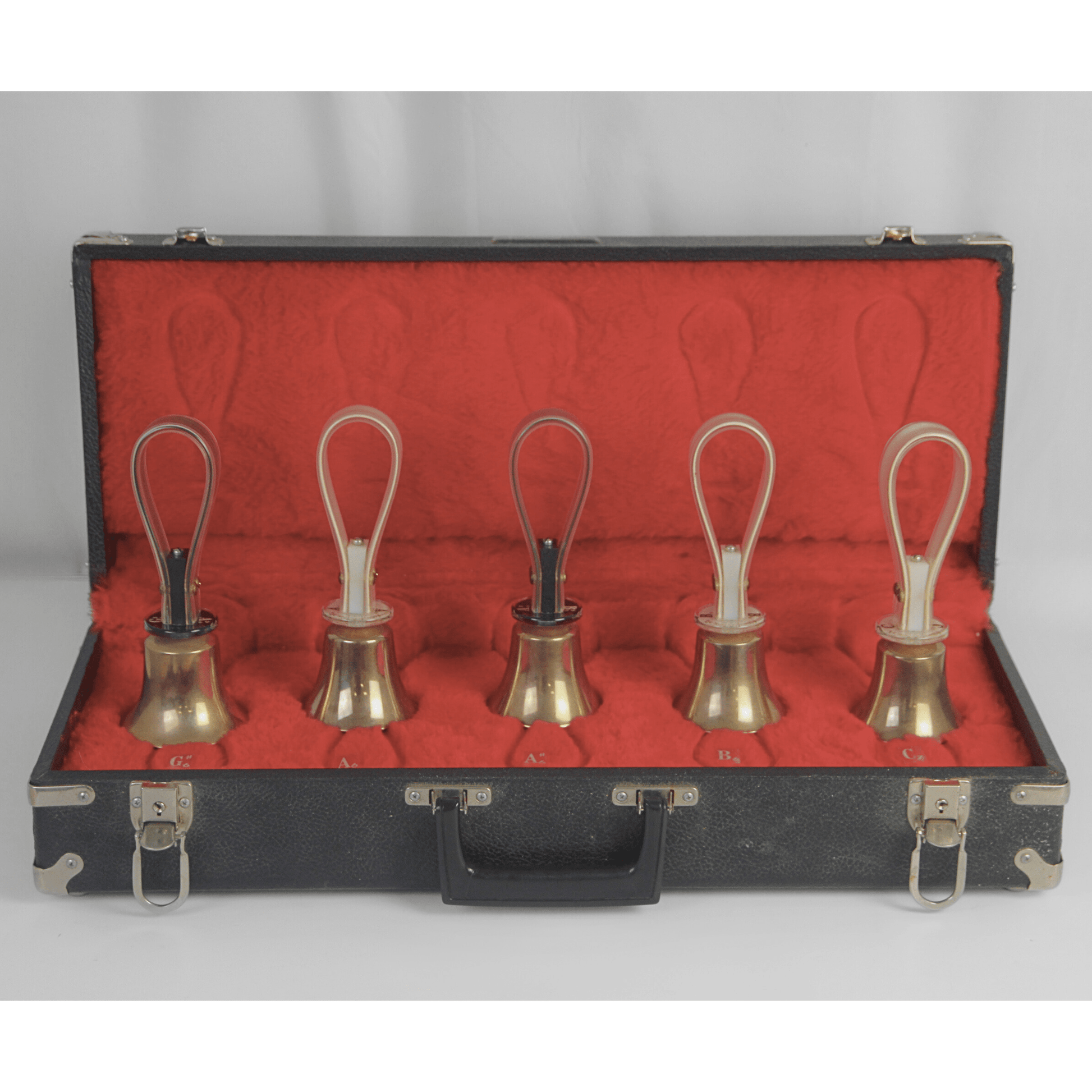 Malmark Brass Handbell Set Display VIew