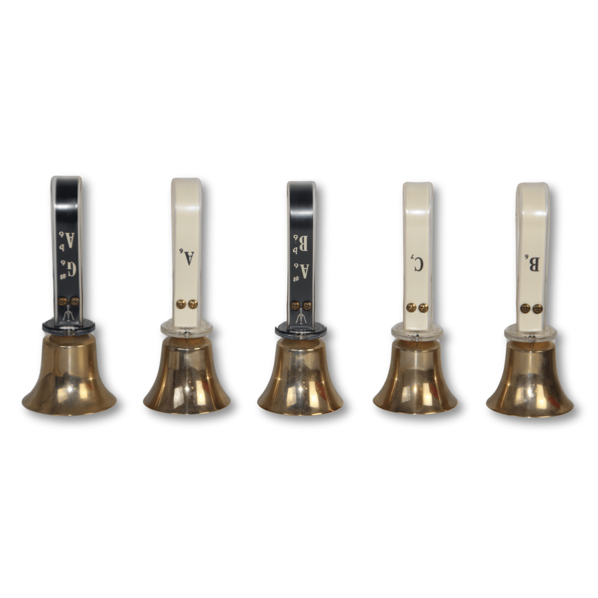 Malmark Brass Handbell Set Bell View