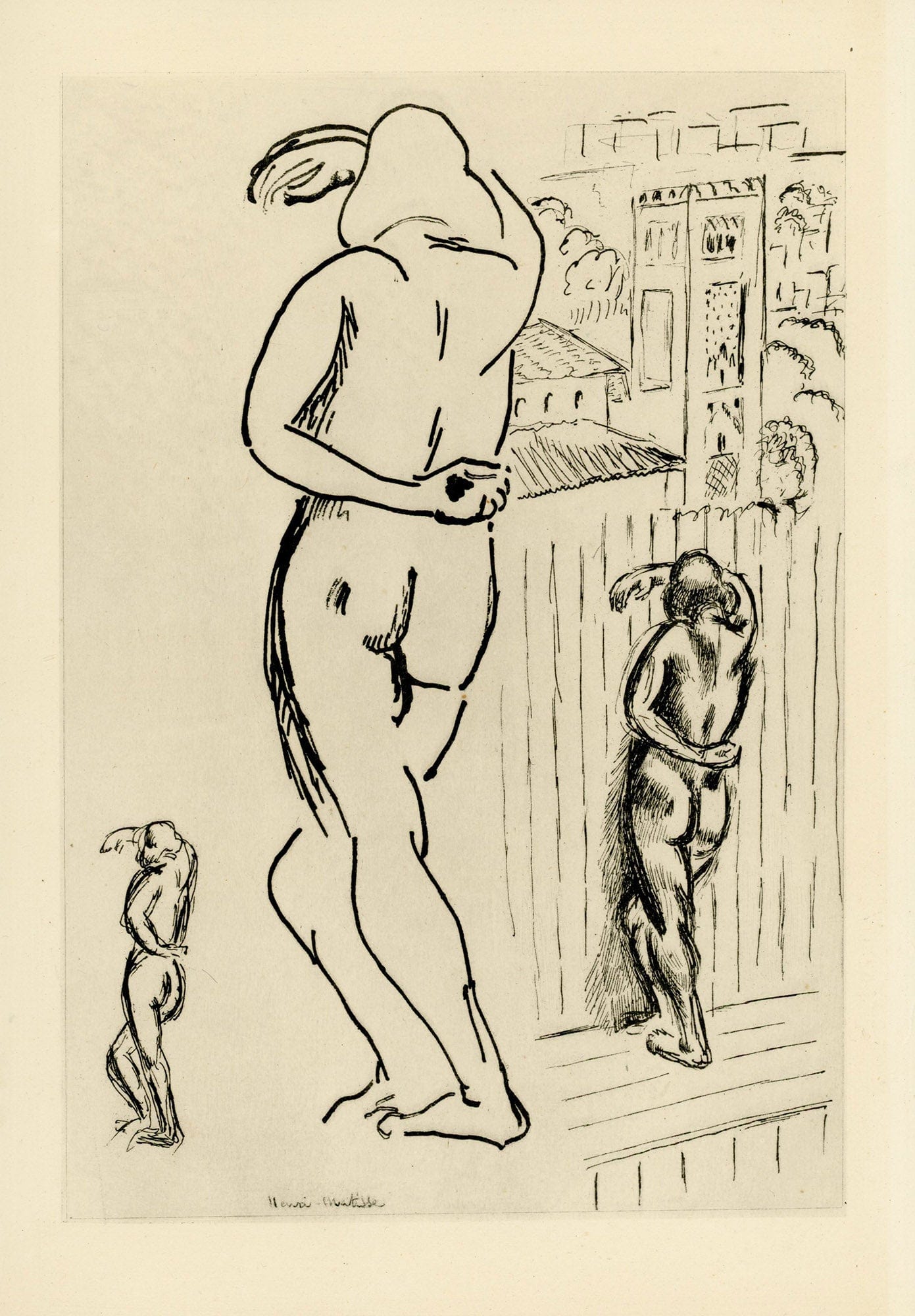 Henri Matisse - Planche II From "Cinquante Dessins"