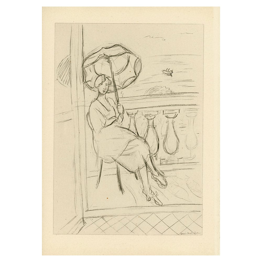 Henri Matisse - Planche III From "Cinquante Dessins"