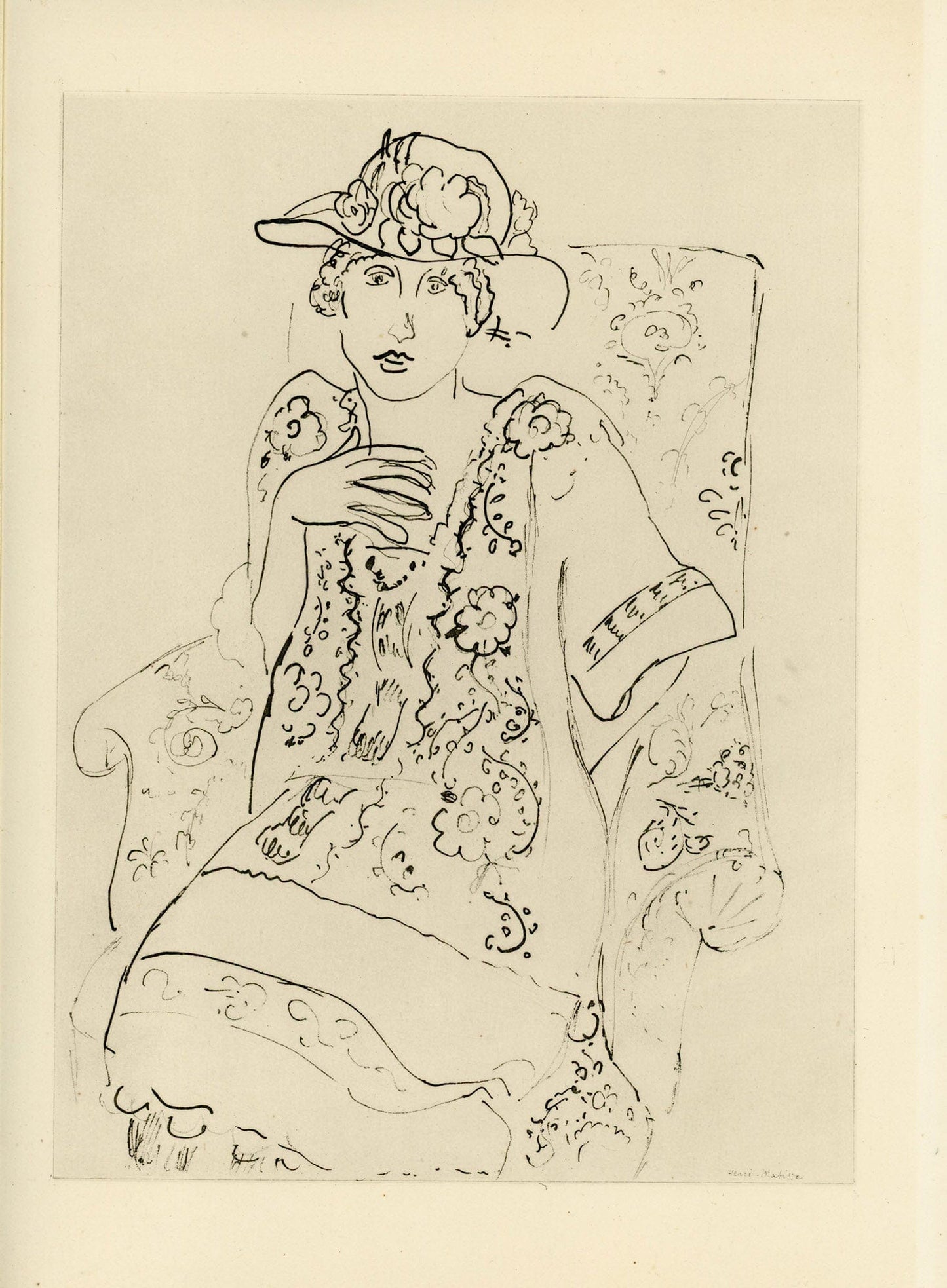 Henri Matisse - Planche IV From "Cinquante Dessins"