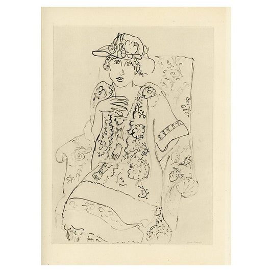 Henri Matisse - Planche IV From "Cinquante Dessins"
