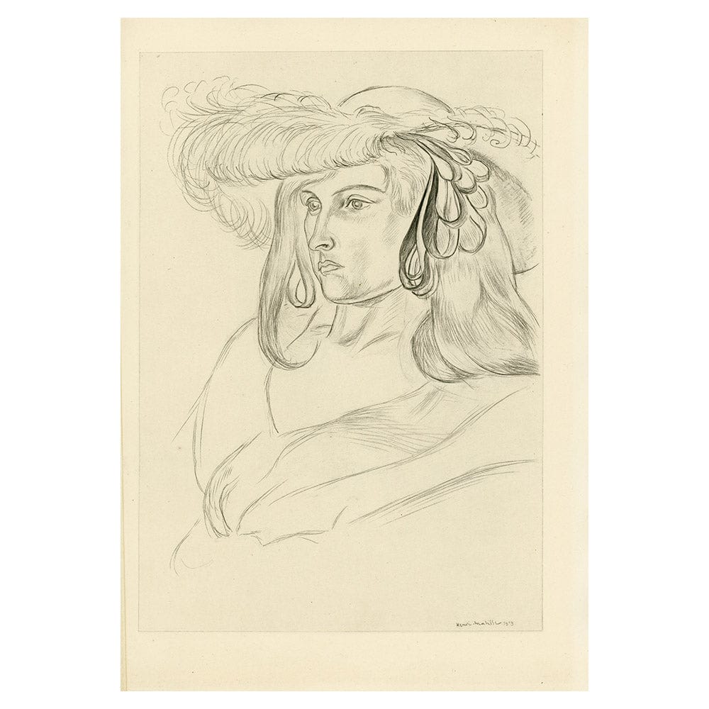 Henri Matisse - Planche XV From "Cinquante Dessins"