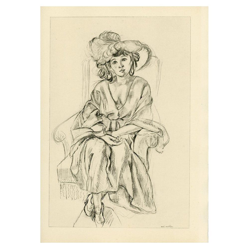 Henri Matisse - Planche XVI From "Cinquante Dessins" Art G S Pawn