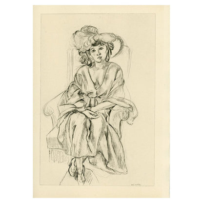 Henri Matisse - Planche XVI From "Cinquante Dessins" Art G S Pawn