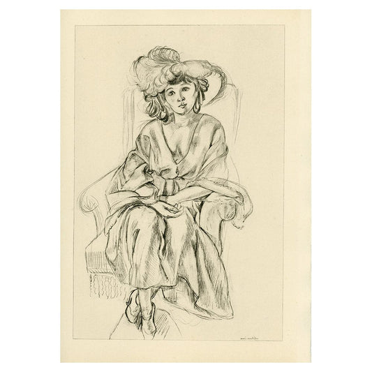 Henri Matisse - Planche XVI From "Cinquante Dessins" Art G S Pawn